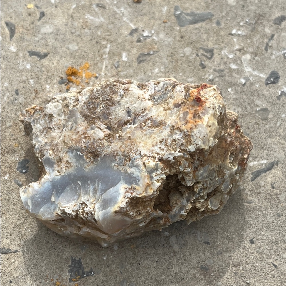 Natural Raw Sandstone with Quartz Flint Deposits picked in remote TN Mountains